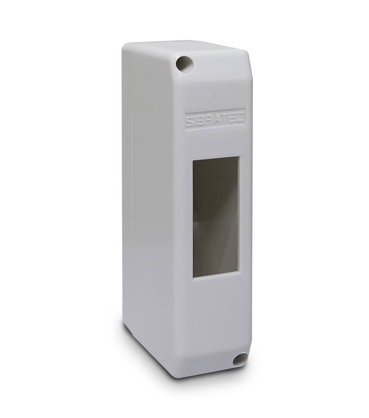 Caixa Plástica de Sobrepor QDS-1P Para Disjuntor DIN 1 Polo 